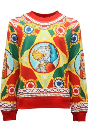 Dolce & Gabbana Bluzy, Mężczyzna, Wielobarwność, M, Wyjątkowy Włoski Sweter Jz-I9454M/Fi 70U-B
