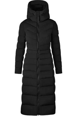 Canada Goose Płaszcze, Kobieta, Czarny, XS, Czarny Płaszcz Puchowy Clair