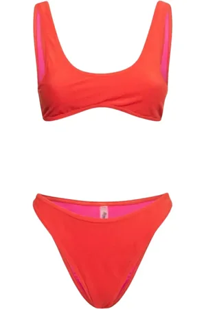 Reina Olga Stroje kąpielowe, Kobieta, Pomarańczowy, L, Pomarańczowe bikini Coolio Styl klasyczny