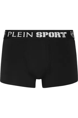 Philipp Plein Bielizna, Mężczyzna, Czarny, S, Bawełna, Czarne Bokserki z Logo Oddychająca Bawełna
