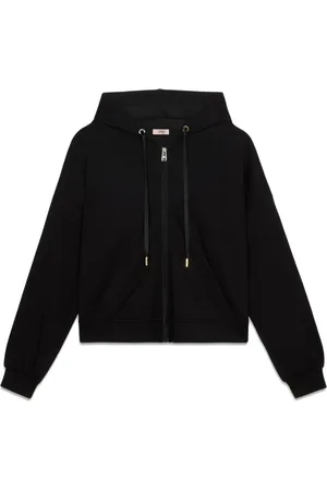 Oltre Bluzy, Kobieta, Czarny, L, Bluza z miękkiego dżerseju