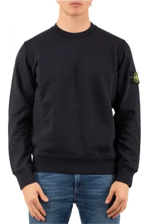 Stone Island Bluzy, Mężczyzna, Niebieski, M, Casual Bluza z Kapturem