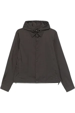 Emporio Armani Kurtki, Mężczyzna, brązowy, S, Kawa z kapturem i zamkiem