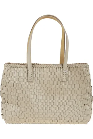 Dragon Diffusion Torebki, Kobieta, Biały, ONE SIZE, Biała Torba Shopper Elegancka i Wytrzymała