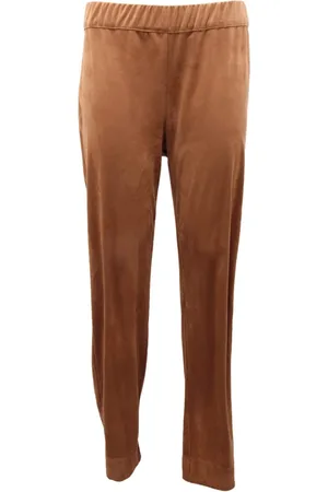 D.EXTERIOR Spodnie, Kobieta, brązowy, S, Zamsz, Spodnie z eko-zamszu Model 52505