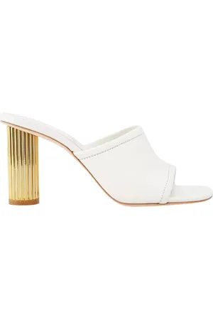 Simkhai Buty, Kobieta, Biały, 37 EU, Białe sandały na obcasie styl Winston