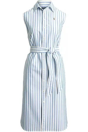 Ralph Lauren Sukienki, Kobieta, Niebieski, XS, Elegancka Sukienka dla Kobiet