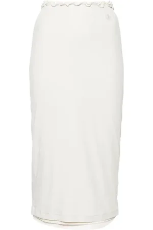 Jil Sander Spódnice, Kobieta, Biały, M, Elegancka Spódnica dla Kobiet