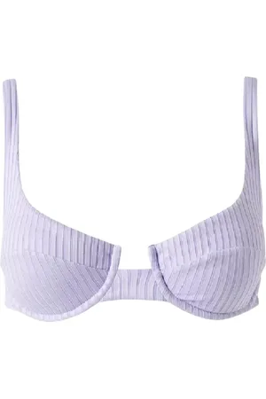 Melissa Odabash Stroje kąpielowe, Kobieta, Różowy, L, Lawendowy Top Bikini z Fiszbinami