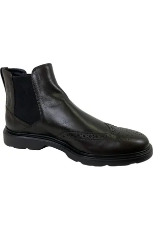 Hogan Buty, Mężczyzna, brązowy, 42 EU, Beatles Chelsea buty z pianką pamięci