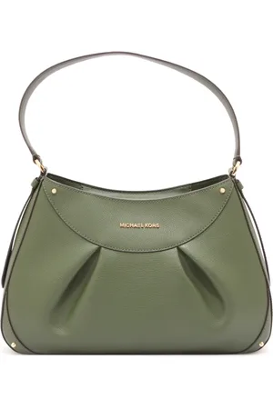 Michael Kors Torebki, Kobieta, Zielony, ONE SIZE, Enzo Średnia Torba na ramię