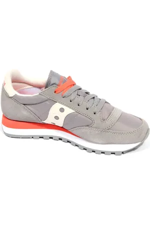 Saucony Buty, Kobieta, Szary, 37 EU, Szare/Koralowe Jazz Original Sneakers
