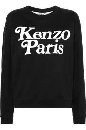 Kenzo Bluzy, Kobieta, Czarny, M, Regular Sweatshirt