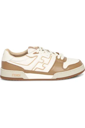 Fendi Buty, Mężczyzna, Beżowy, 40 EU, Sneakers Multitone Design Non-Slip Rubber