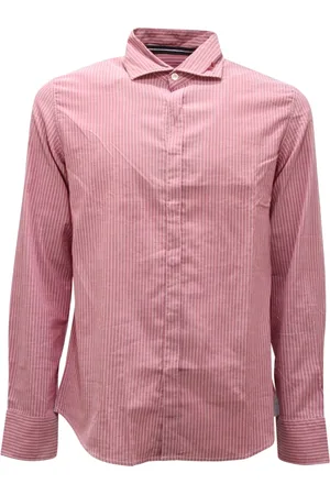 Emporio Armani Koszule, Mężczyzna, Czerwony, M, Jeansyowa Koszula Czerwony Model