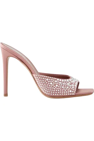PARIS TEXAS Buty, Kobieta, Różowy, 38 EU, Skóra, Różowe Kryształowe Szpilki
