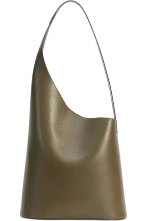 Aesther Ekme Torebki, Kobieta, brązowy, ONE SIZE, Khaki Torba na ramię Lune