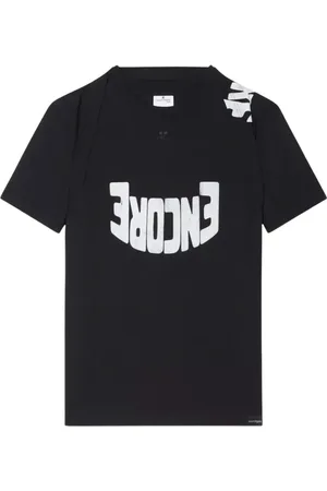 Courrèges Koszulki, Mężczyzna, Czarny, S, Bawełna, Bawełniany T-shirt Encore