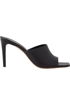 PARIS TEXAS Buty, Kobieta, Czarny, 36 EU, Skóra, Klapki na obcasie