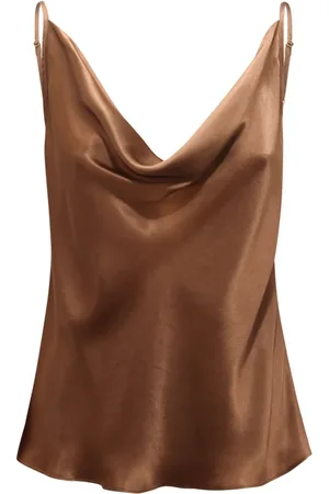Max Mara Koszulki, Kobieta, brązowy, M, Studio Bezrękawnik