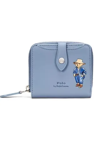 Ralph Lauren Akcesoria, Kobieta, Niebieski, ONE SIZE, Stylowy Portfel Męski