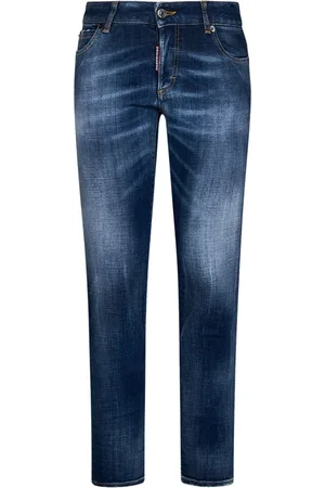 Dsquared2 Jeansy, Kobieta, Niebieski, 4XS, Denim, Damskie Jeansyy Slim-fit Niebieskie