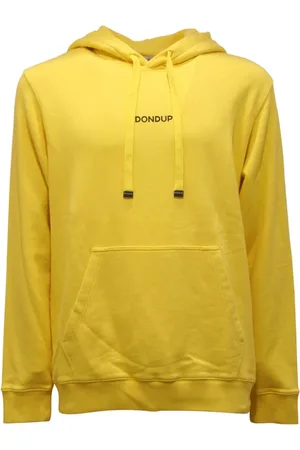 Dondup Bluzy, Mężczyzna, Żółty, S, Włoski Sweatshirt Uf 649 Kf 0196U