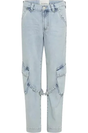 ONE TEASPOON Jeansy, Kobieta, Niebieski, W30, Niebieskie jeansy w stylu cargo
