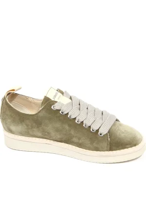 Panchic Buty, Kobieta, Zielony, 37 EU, Zamsz, Zielone Zamszowe Buty Oliwkowy Szary Perłowy