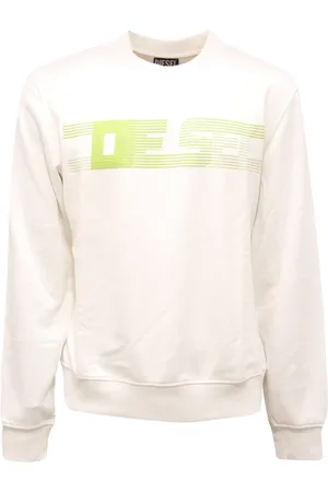 Diesel Bluzy, Mężczyzna, Biały, M, Bluza Garzata Model A06490 Ograc