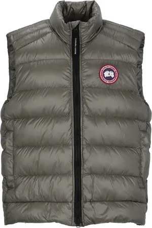 Canada Goose Kurtki, Mężczyzna, Zielony, M, Zielona Pikowana Kurtka Husky
