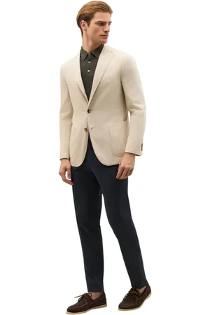 Boglioli Kurtki, Mężczyzna, Biały, XL, Stretch Cotton Piqué K-Jacket