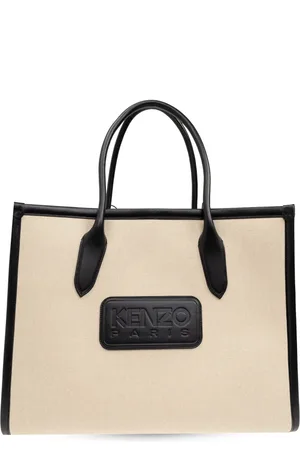 Kenzo Torebki, Kobieta, Beżowy, ONE SIZE, Torba ‘ 18’ typu ‘shopper’