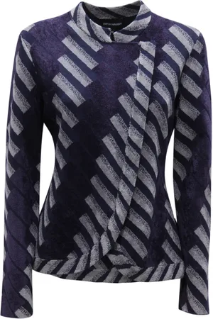Emporio Armani Kurtki, Kobieta, Wielobarwność, L, Kurtka chenille z kołnierzem Guru