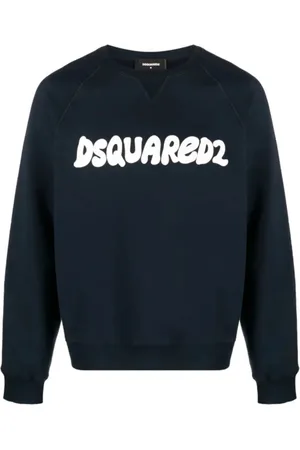 Dsquared2 Bluzy, Mężczyzna, Niebieski, M, Modne Bluzy dla Mężczyzn i Kobiet