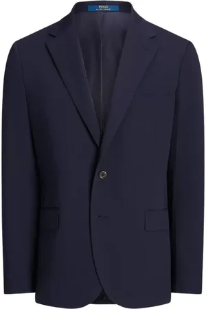 Ralph Lauren Kurtki, Mężczyzna, Niebieski, S, Jednorzędowa marynarka Tailored Fit