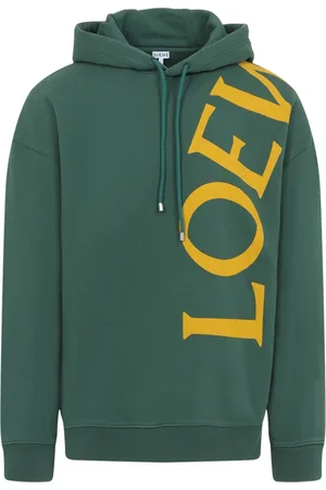 Loewe Bluzy, Mężczyzna, Zielony, S, Zielony Sweter Styl Casual