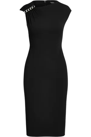 Ralph Lauren Sukienki, Kobieta, Czarny, S, Czarna Sukienka Koktajlowa