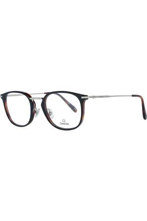 Omega Akcesoria, unisex, Czarny, ONE SIZE, Czarne Męskie Oprawki Optyczne Styl Okrągły