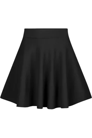 Nina Ricci Spódnice, Kobieta, Czarny, L, Wełna, Skater Mini Spódniczka