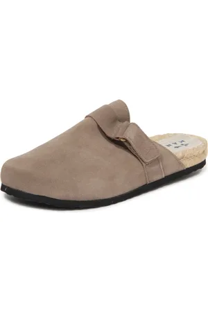 MANEBI Buty, Kobieta, brązowy, 41 EU, Zamsz, Zamszowe Chodaki Mules Hamptons Coco Brązowe