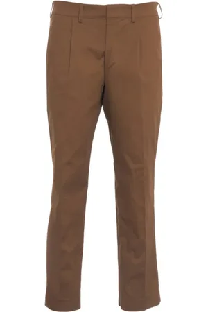 Mauro Grifoni Spodnie, Mężczyzna, brązowy, S, Brązowe Spodnie Chino Ss 25 Stylowe