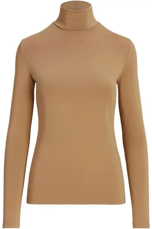 Ralph Lauren Swetry, Kobieta, Beżowy, M, Stylowy golf Vesta