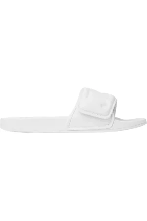 Jimmy Choo Buty, Mężczyzna, Biały, 41 EU, Skóra, Klapki Fitz z Logo