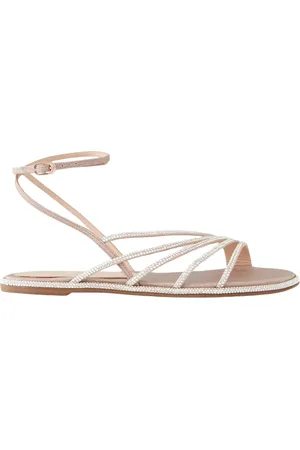 LE SILLA Buty, Kobieta, Beżowy, 41 EU, Kryształowe Sandały Scarlet