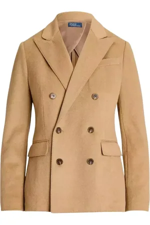 Ralph Lauren Kurtki, Kobieta, brązowy, S, Brązowa dwurzędowa marynarka