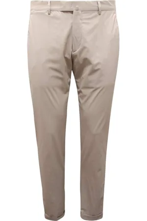Briglia 1949 Spodnie, Mężczyzna, Beżowy, S, Spodnie Slim Tech Made in Italy