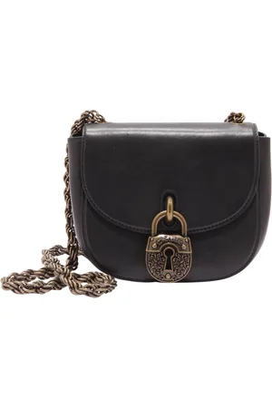 Moschino Torebki, Kobieta, Czarny, ONE SIZE, Couture skórzana torba na ramię czarna