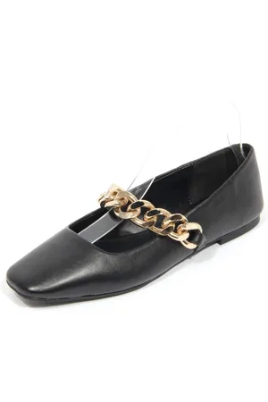 Steve Madden Buty, Kobieta, Czarny, 38 EU, Czarne Baletki Queenie Model