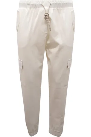 PEOPLE OF SHIBUYA Spodnie, Mężczyzna, Biały, S, Spodnie Cargo Bimyou Pf 227